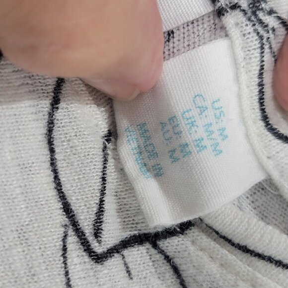 Cynthia Rowley Linen Cap Sleeve Slightly Cropped Top Size Medium EUC - Picture 8 of 10